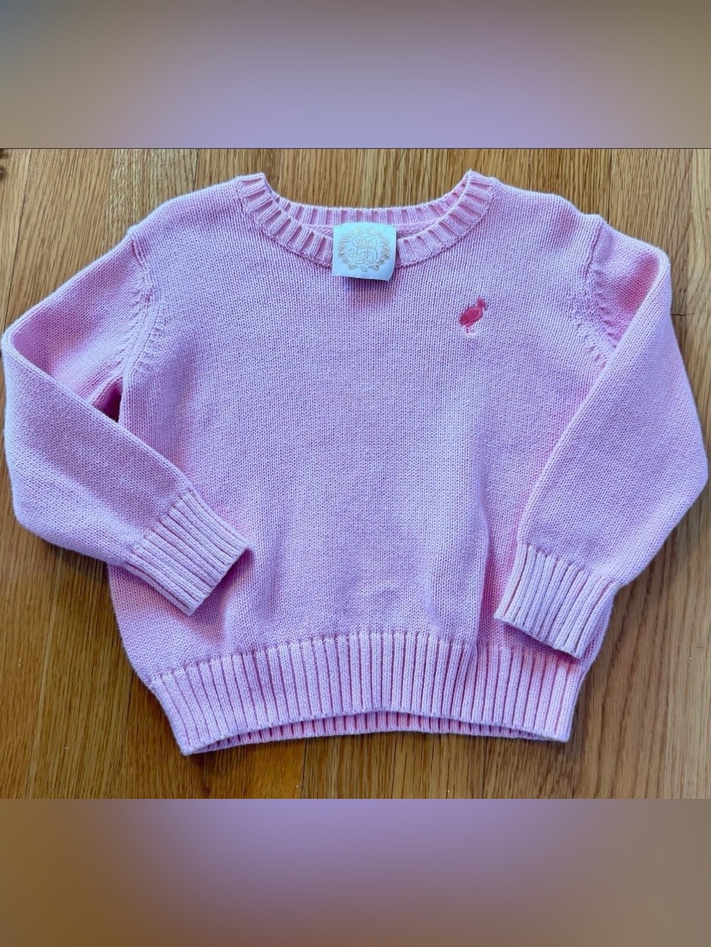 The Beaufort Bonnet Company Pink Crewneck Kids Sweater